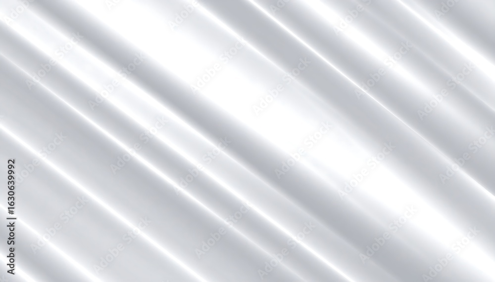 Fototapeta premium Abstract diagonal lines of varying shades of gray and white, creating a flowing, smooth texture