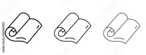 Construction film roll icon simple line design - Simple Vector Illustration