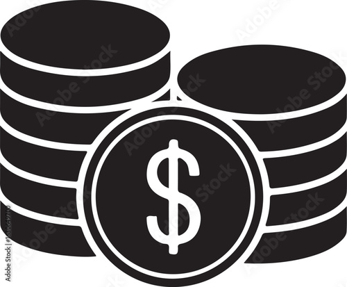 A vector illustration of an oil barrel with a dollar sign icon, symbolizing the financial market and the economy