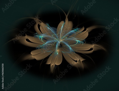 Imaginatory fractal abstract background Image