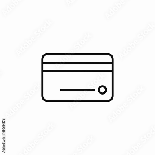 credit card payment icon sign vector