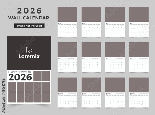 Wall calender 2026