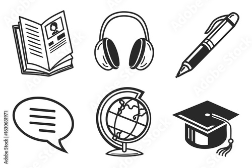 Education and Learning Icons Collection 2.