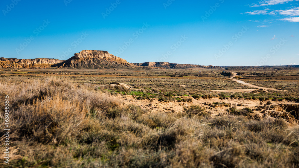 Naklejka premium erosion fault badlands wadi national park