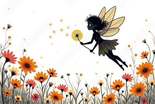 Whispers of the Meadow: A Fairy's Flight
