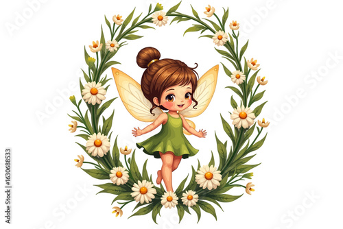 Whispers of the Meadow: A Fairy's Flight