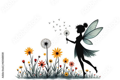 Whispers of the Meadow: A Fairy's Flight