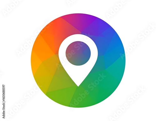 Free Download Colorful location pin - GFXLoad