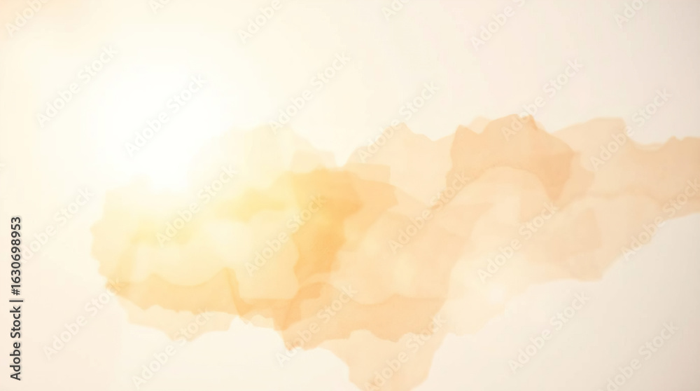 Obraz premium Abstract background of glowing, translucent wavy lines and dots of varying intensity. Dynamic wavy lines of varying transparency that create a sense of movement and depth. The lines intersect and form