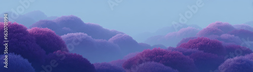 Night View of a Massive Soccer Stadium Filled With Spectator, night view massive soccer stadium filled with spectator under soft purple misty hills