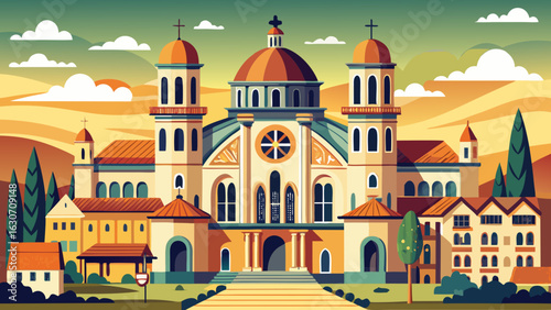 Church Heiliger Franz of Assisi at Mexikoplatz, Vienna, Austria