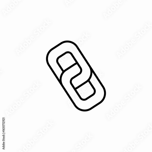 chain link connected icon sign vector