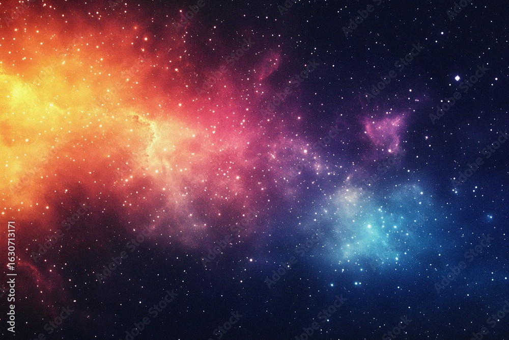 Fototapeta premium Starry sky background, night sky full of stars, glowing stars in the dark space, starry background, dark night, stars in the distance, starlight, dark background with a glow, night sky. 