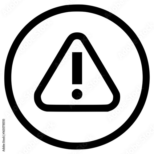 Free Download Warning icon representation for alerts and notifications - GFXLoad