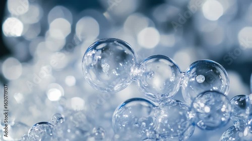 Wallpaper Mural Air bubbles rising from the surface, layered one on top of another Torontodigital.ca