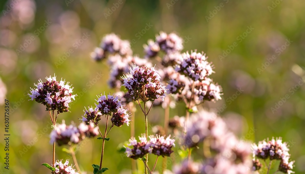 Obraz premium Close-up of delicate wildflowers