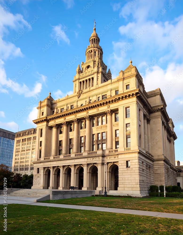 Fototapeta premium Historic government building in a city