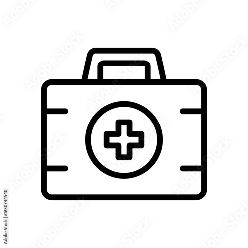 Medical Briefcase line icon.