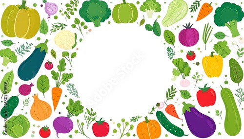 Colorful vegetable illustration (2)