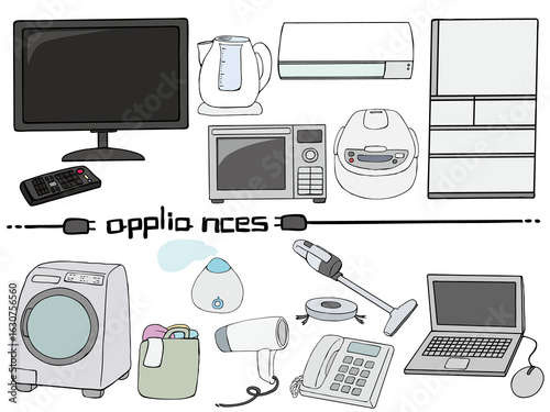 生活家電 素材 セット