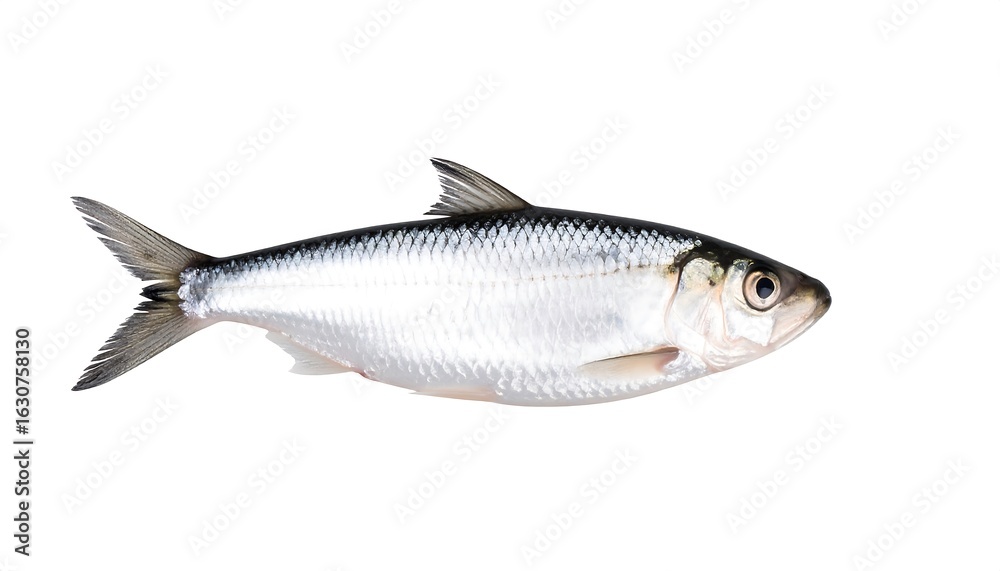 Obraz premium Fresh fish, whole, side view