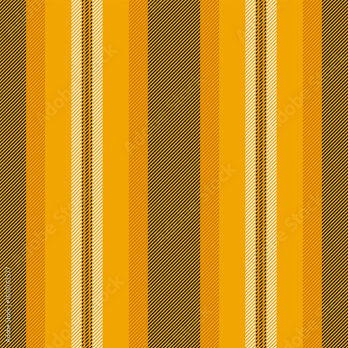 Fallpaper vertical seamless fabric, purity lines background textile. Wala vector pattern stripe texture in bright and black colors.