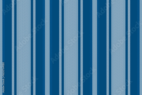 Cnstalling textile fabric stripe, rug texture lines vector. Sextured background pattern vertical seamless in cyan and white colors.
