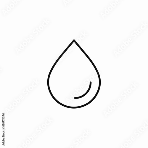 water droplet clean icon sign vector