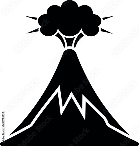  Volcanic Eruption Icon