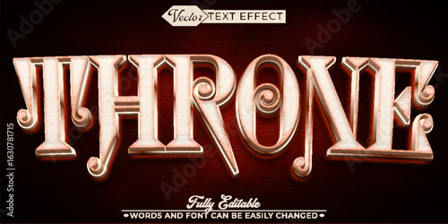  Majestic King Legend Vector Fully Editable Smart Object Text Effect