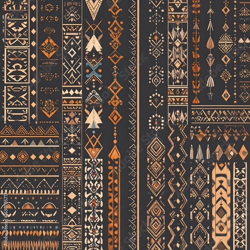 Ethnic patterned design