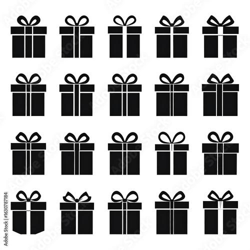 Gift box icons