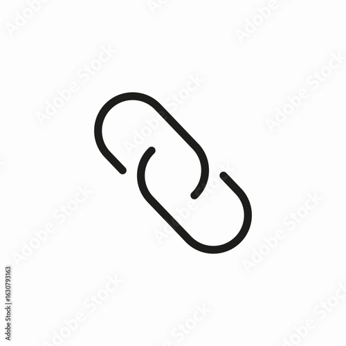 diagonal link pair icon sign vector