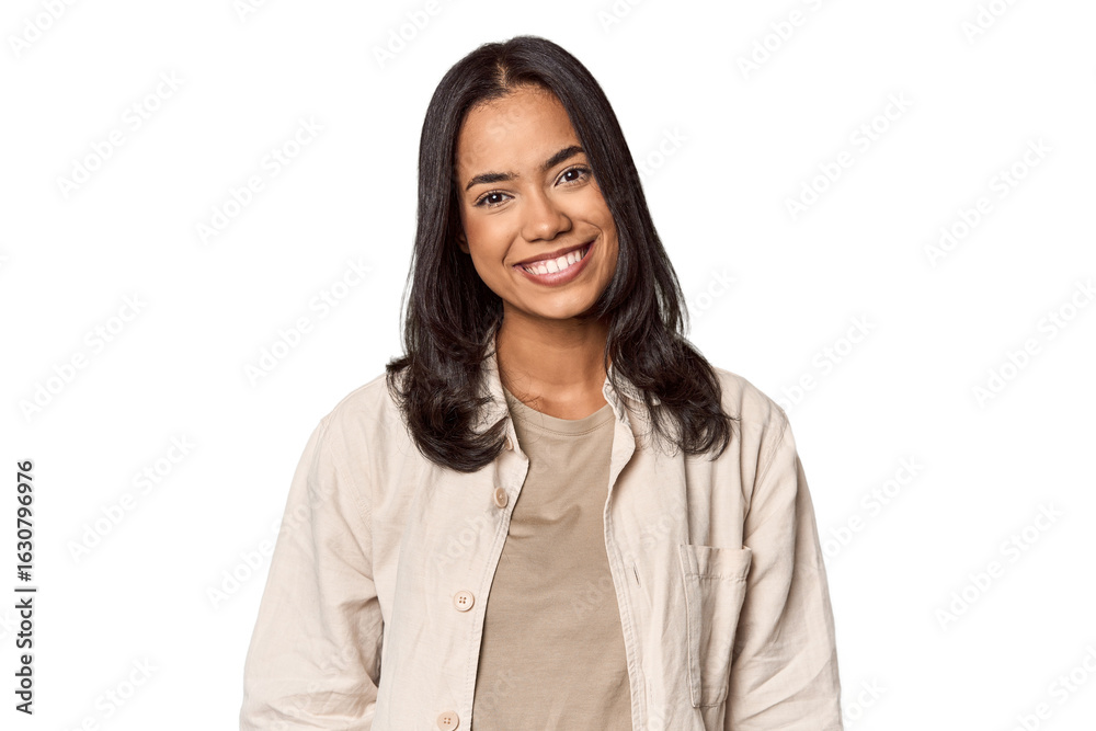 Portrait of a young Filipino woman happy, smiling and cheerful. Portrait of a young Filipino woman happy, smiling and cheerful.