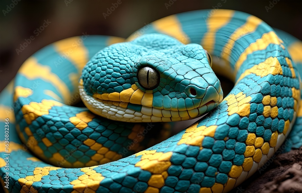 Fototapeta premium close up of a snake