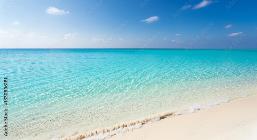 Fototapeta premium Tropical Beach and Turquoise Sea