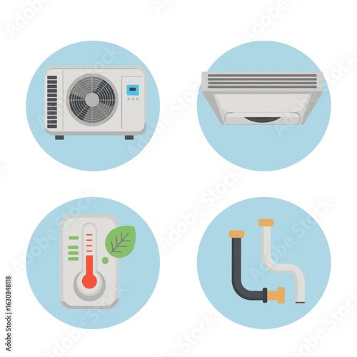 Heat Pump Icons