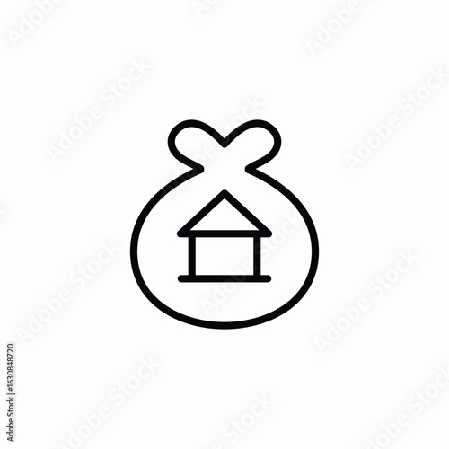 housing service icon sign vector