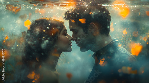 Beautiful couple in love