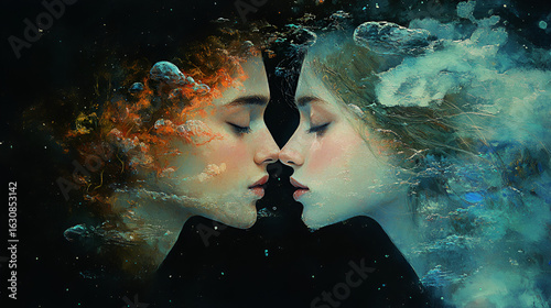 Beautiful couple in love