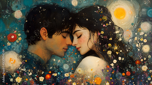 Beautiful couple in love