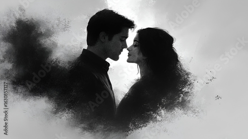 Beautiful couple in love