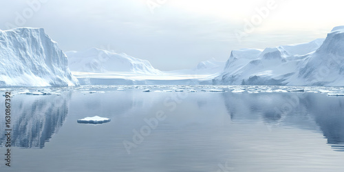Wallpaper Mural Frozen seascape of Antarctic beauty Torontodigital.ca