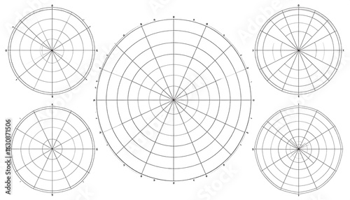Circular grid patterns
