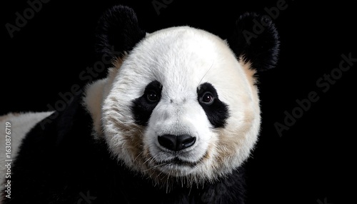 Close-up portrait of a panda