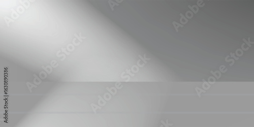 Background White Wall Studio Room with Light,Shadow on Table Top,Grey Backdrop for Spring,Summer product presentation,Empty 3D Display Kitchen Room with Stand for Web Banner in Autumn,Fall Season
