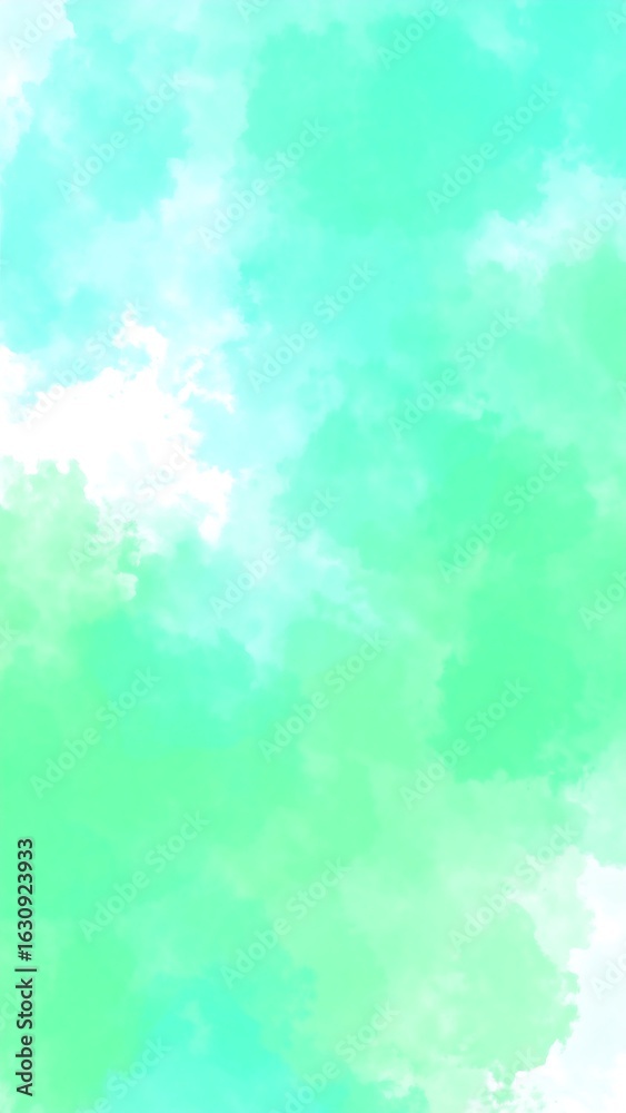 Obraz premium Pastel sky watercolor effect