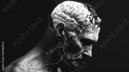 Professional Medical Image for Brain Disorders, Cerebral Injuries, and Mental Health