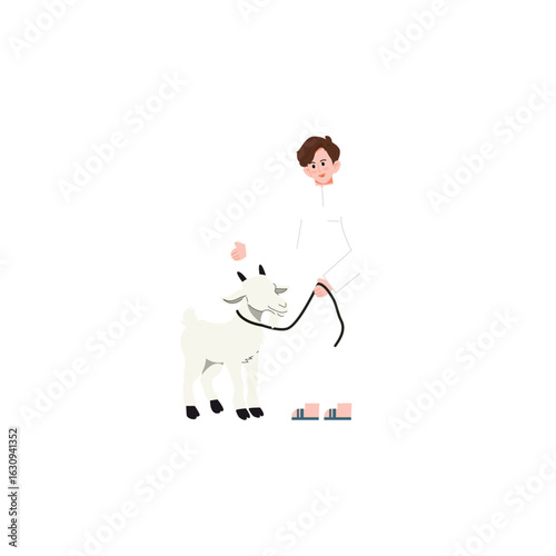 Boy with sheep