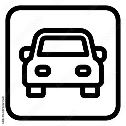 car parking area icon